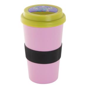 Termo hrnček na zákazku CreaCup, ružová