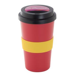 Termo hrnček na zákazku CreaCup, Červená