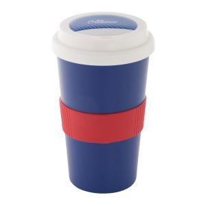 Termo hrnček na zákazku CreaCup, modrá
