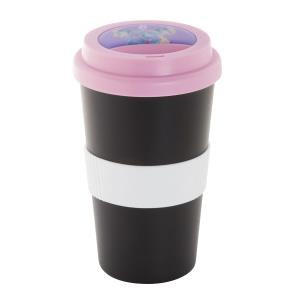 Termo hrnček na zákazku CreaCup, čierna