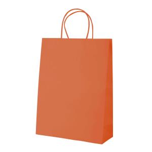 Papierová taška, oranžová