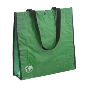 Nákupná taška s patentom Recycle, zelená
