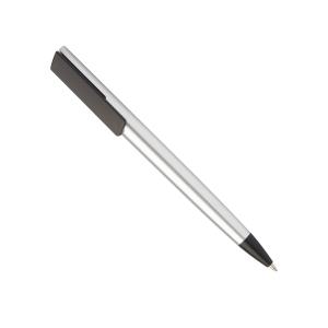 Plastové guľôčkové pero Septo, strieborná