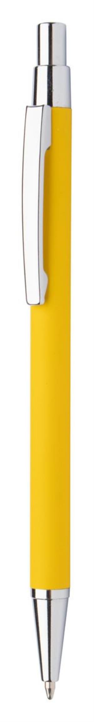 Hliníkové pero Chromy, žltá