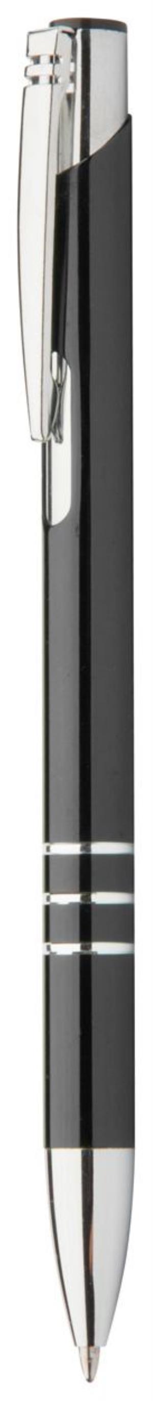 Hliníkové pero Channel Black, čierna