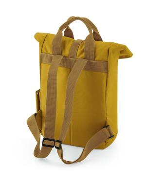 Recyklovaný ruksak Mini Twin Handle Roll-Top, 645 Mustard (2)