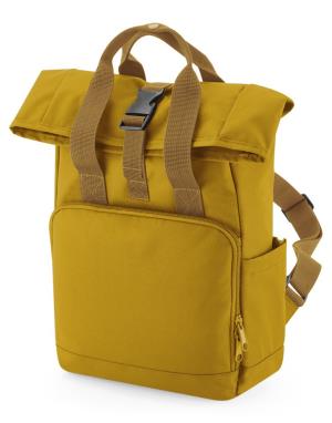 Recyklovaný ruksak Mini Twin Handle Roll-Top, 645 Mustard (3)