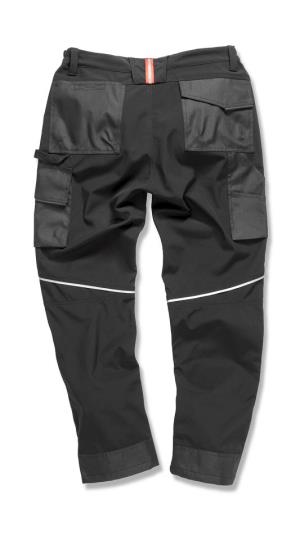 Pracovné nohavice Slim Softshell Work Trousers, 101 Black (3)