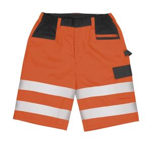 Bezpečnostné krátke nohavice Cargo, 405 Fluorescent Orange