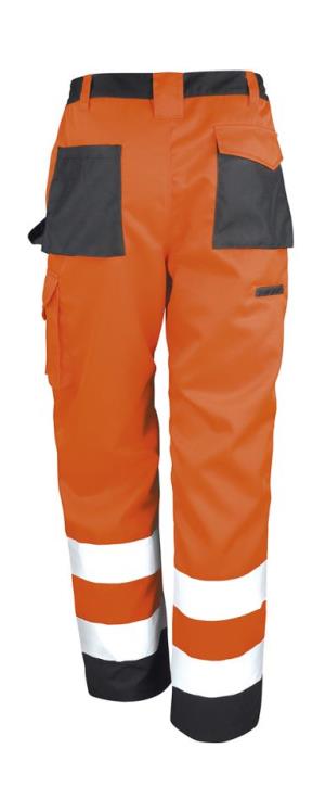 Bezpečnostné nohavice Cargo, 405 Fluorescent Orange (2)
