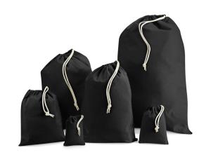 Recyklované taštičky Cotton Stuff Bag, 101 Black