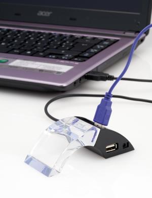 USB hub Cosik, čierna (3)
