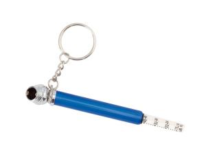 Mini kľúčenka s tlakomerom Wen, modrá