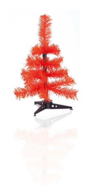 Mini vianočný stromček Pines, Červená