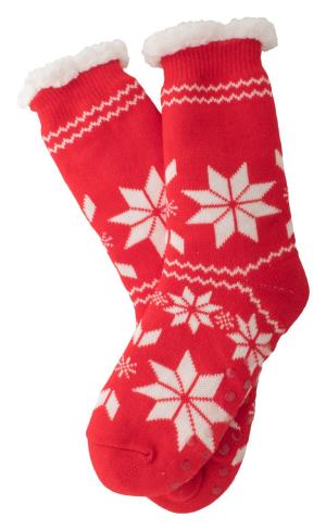 Vianočné ponožky Camiz, Červená