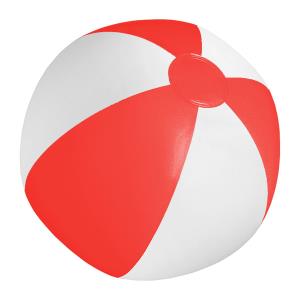 Plážová lopta Playo, bielo-červená