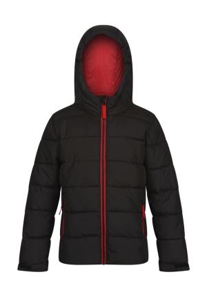Detská školská bunda Thermal, 157 Black/Classic Red