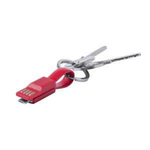 Prívesok s USB nabíjacím káblom Holnier, Červená (3)