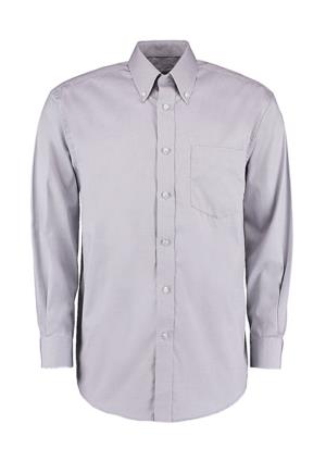 Košeľa Corporate Oxford s dlhými rukávmi, 713 Silver Grey