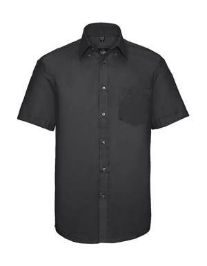 Pánska košeľa "bez žehlenia" s kratkými rukávmi, 101 Black