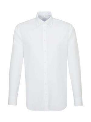 Košeľa Shaped Fit 1/1 Business Button Down, 000 White