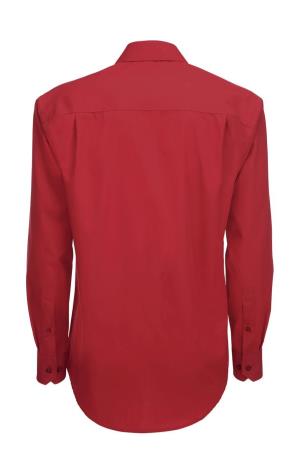 Pánska košeľa s dlhými rukávmi Smart LSL/men, 406 Deep Red (2)