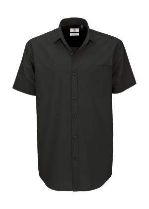 Pánska košeľa Heritage SSL/men Poplin Shirt, 101 Black