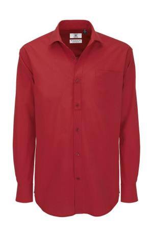 Pánska košeľa s dlhými rukávmi Heritage LSL/men, 406 Deep Red
