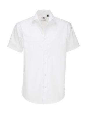Pánska košeľa Black Tie SSL/men Poplin Shirt, 000 White