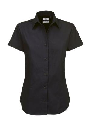 Dámska košeľa Sharp SSL/women Twill Shirt , 101 Black