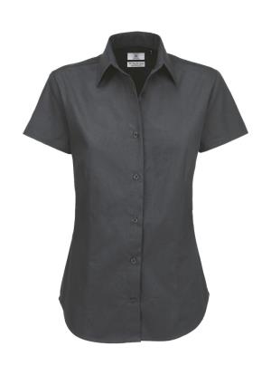 Dámska košeľa Sharp SSL/women Twill Shirt , 128 Dark Grey