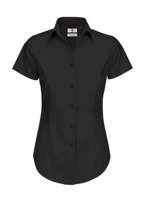 Dámska košeľa Black Tie SSL/women Poplin, 101 Black