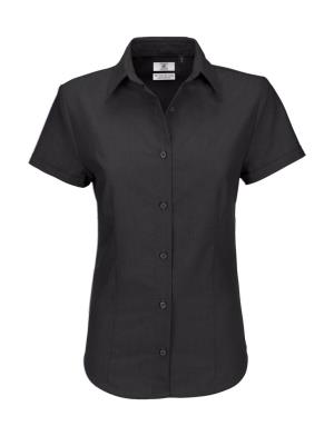 Dámska košeľa Oxford s kratkými rukávmi, 101 Black