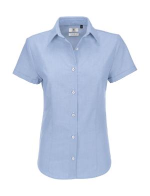 Dámska košeľa Oxford s kratkými rukávmi, 326 Oxford Blue