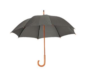 Manuálny dáždnik Santy, šedá