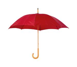 Manuálny dáždnik Santy, Červená