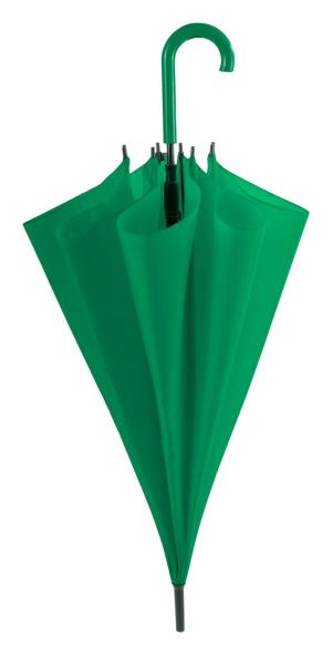 Osempanelový dáždnik Meslop, zelená