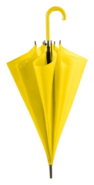 Osempanelový dáždnik Meslop, žltá