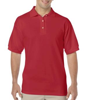 Pánska polokošeľa Gildan pánske DryBlend® Jersey Polo, 400 Red