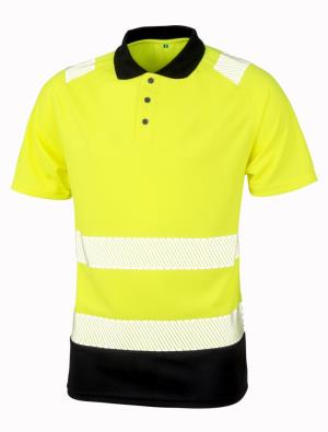 Polokošeľa Recycled Safety , 605 Fluorescent Yellow