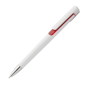 Rubri pero s farebnými doplnkami, Červená