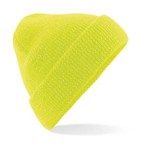 Reflexná čiapka Beanie, 605 Fluorescent Yellow