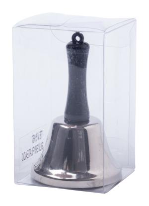 Kovový zvonček Yefry, strieborná (2)