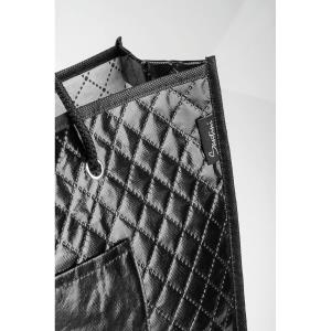 Polaminovaná nákupná taška Karissa, čierna (3)