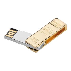 32 GB USB flash disk v krabičke 51, zlatá (3)