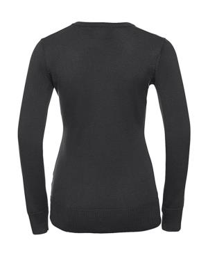 Dámsky sveter s výstrihom do V, 101 Black (3)