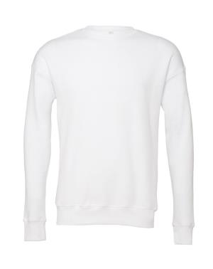 Unisex mikina Drop Shoulder Fleece, 000 White