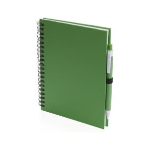 Koguel poznámkový blok s perom, zelená