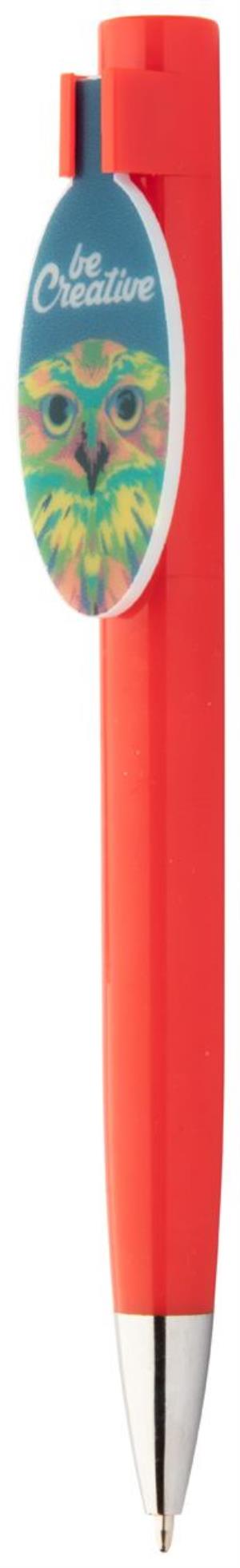 Guľôčkové pero Creaclip, Červená