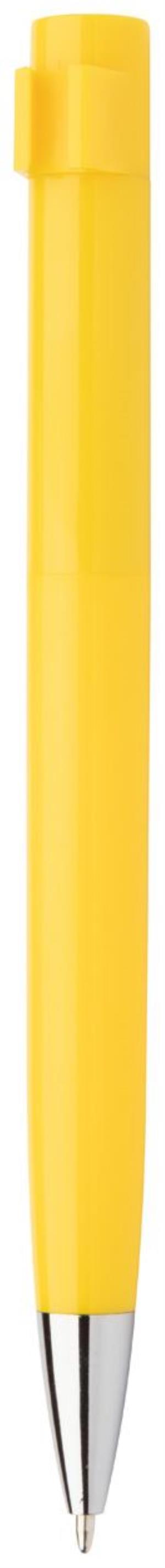 Guľôčkové pero Creaclip, žltá (2)